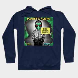 Funny Alien Retro 80's Slogan Quote Hoodie